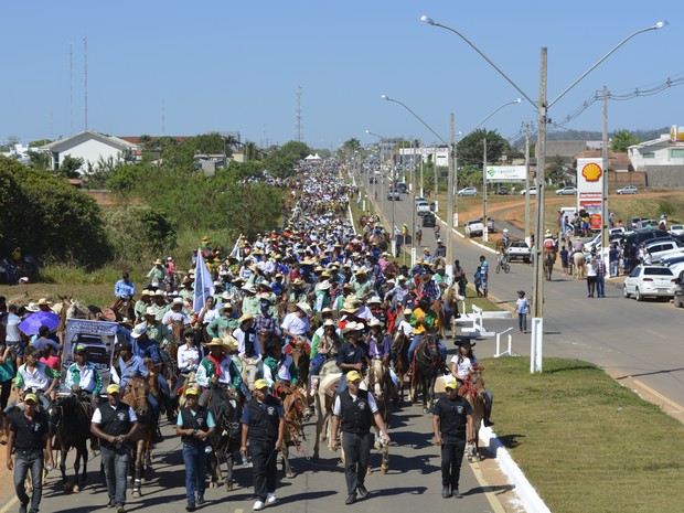 Cavalgada expoari 2015 (Foto: Jonatas Boni/ G1)