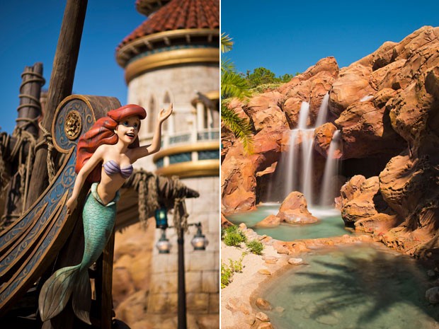 Atrações da Pequena Sereia, nova atração do Magic Kingdom, na Disney (Foto: Divulgação/Disney)