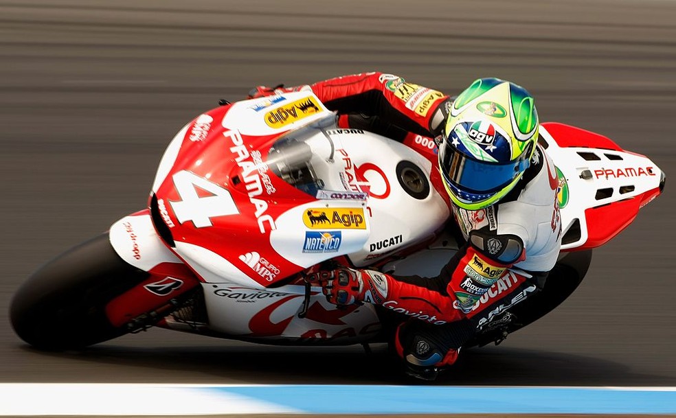 A temporada de 2007 foi a última de Barros na MotoGP (Foto: Getty Images)