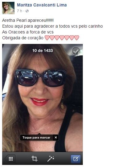 Mãe de Aretha Pearl  (Foto: Reprodução/Facebook)