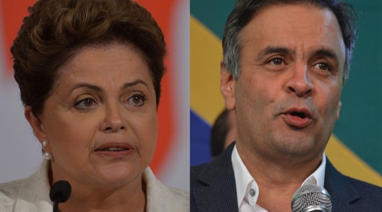Dilma Rousseff e Aécio Neves (Foto: Agência Brasil)