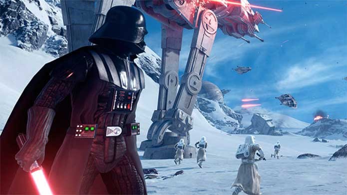 Darth Vader também está presente em Battlefront (Foto: Divulgalção/EA)