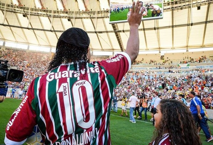 Ronaldinho apresentação 6 (Foto: Alexandre Vidal) Ronaldinho apresentação 6 (Foto: Alexandre Vidal)