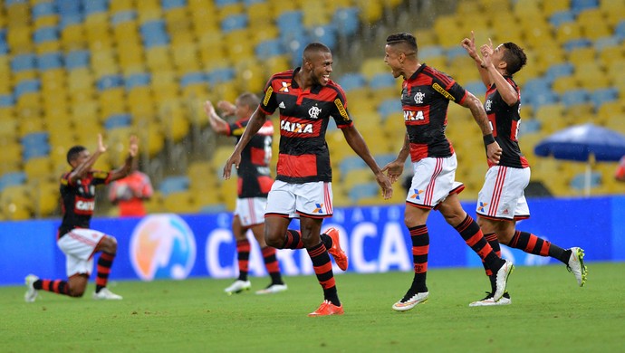 Marcelo Cirino, gol Flamengo x Barra Mansa (Foto: André Durão / Globoesporte.com)