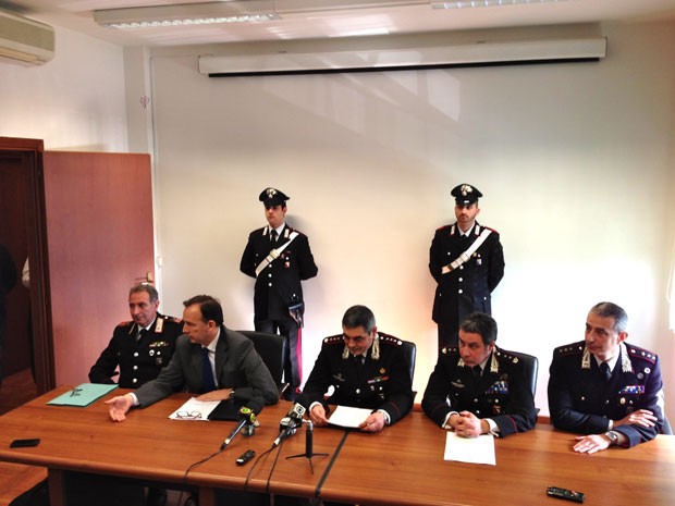 A polícia italiana falou sobre a prisão de Pizzolato nesta quinta-feira (6) em Modena (Foto: Paolo Tomassone/Especial para o G1)