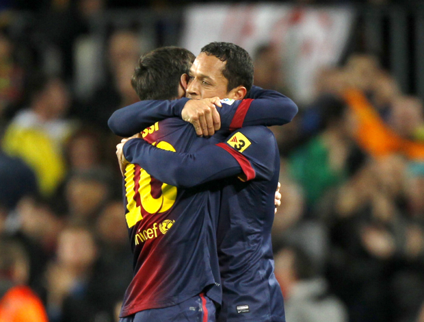 Adriano Messi Barcelona (Foto: Reuters)