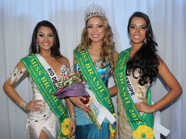 Vanessa e a Miss Rio de Janeiro, Rayssa Armond, e a Miss Sergipe, Saiury Carvalho. (Foto: Octavio D´Avila)