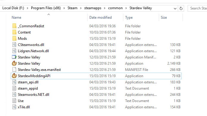 Extraia os arquivos do Stardew Modding API na pasta do Stardew Valley (Foto: Reprodução/Tais Carvalho)