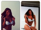 Nicole Bahls posa de lingerie branca para campanha de moda íntima