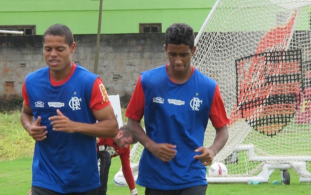 João Paulo e Gabriel flamengo (Foto: Richard Souza/Globoesporte.com)