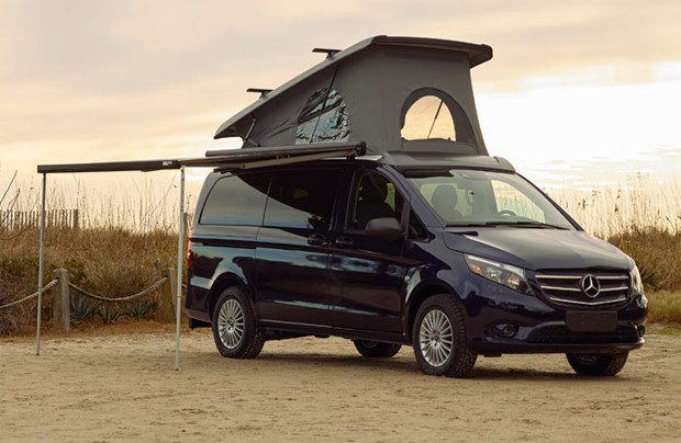 Van de viagem da Mercedes-Benz (Foto: Reprodução / Site Oficial Mercedes-Benz) Van de viagem da Mercedes-Benz (Foto: Reprodução / Site Oficial Mercedes-Benz)