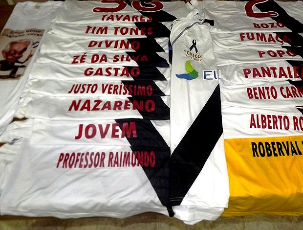 homenagem chico anysio camisa do vasco  (Foto: Twitter / Site Oficial do Vasco)