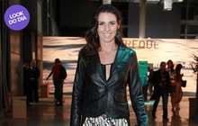 Look do dia: Glenda Kozlowski aposta no brilho para ir ao Fashion Rio