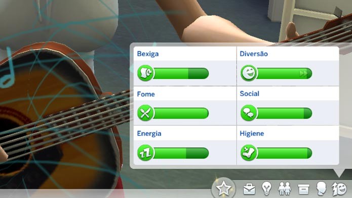 As emoções podem alterar os desejos e ações dos Sims (Foto: Reprodução/Tais Carvalho)