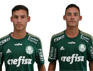 Everton, Ueslei, gêmeos, Palmeiras (Foto: Divulgação / SE Palmeiras)