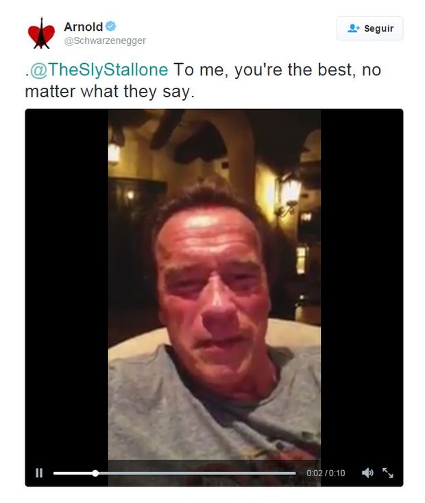Arnold Schwarzenegger (Foto: Reprodução/Twitter)