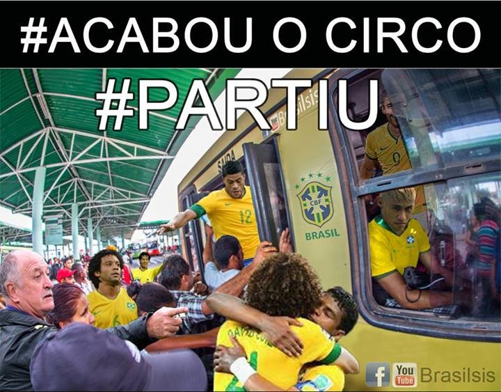 Memes circulam na web com o placar de Brasil x Alemanha