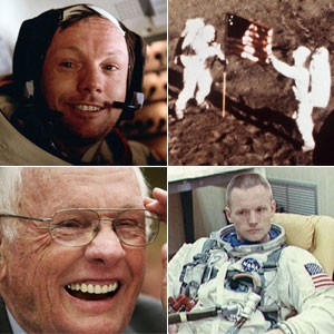 Fotos lembram trajetória de Neil Armstrong, o 1º a pisar na Lua (Reprodução)