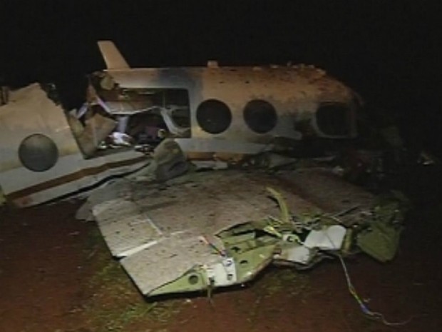 Avião partiu de Maringá, com destino ao aeroporto de Congonhas em São Paulo (Foto: Reprodução/TV Tem)