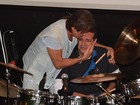 Roberto Carlos canta em show do filho, Dudu Braga
