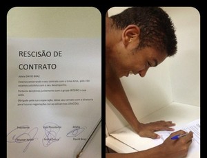 David Braz rescisão neymar andré rachão contrato (Foto: Reprodução / Instagram)