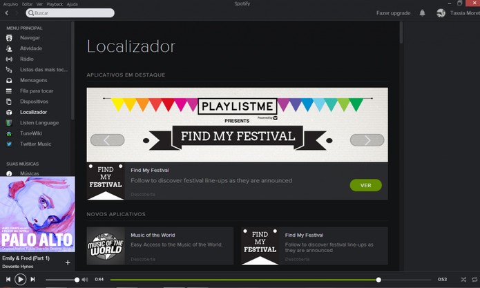 Serviço "Find My Festival", disponível no Spotify (Foto: Divulgação/Spotify) Serviço "Find My Festival", disponível no Spotify (Foto: Divulgação/Spotify)