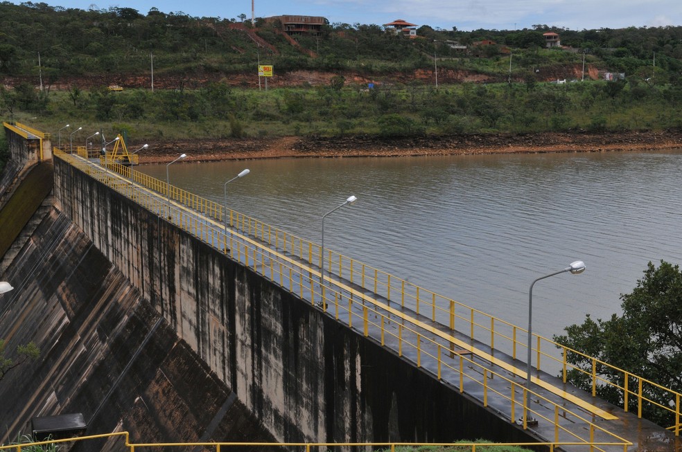 Barragem do Descoberto, principal reservatório do DF (Foto: Tony Winston/Agência Brasília)
