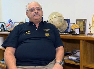 Ricardo de Moura, Superintendente técnico da Confederação Brasileira de Desportos Aquáticos (Foto: Reprodução SporTV)