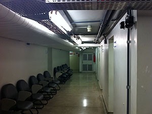 Câmera de segurança no Hospital das Clinicas, Salvador (Foto: Egi Santana/ G1)