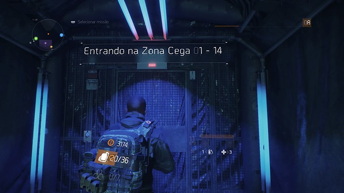 Zona Cega, ou Dark Zone, é um diferencial de The Division (Foto: Reprodução/Thiago Barros)