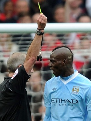 Mario Balotelli arsenal x  Manchester City (Foto: Getty Images)