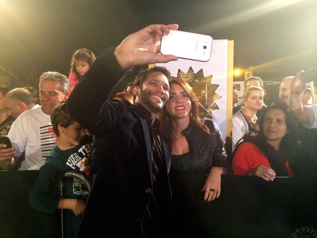 Selfies Festival de Cinema de Gramado (Foto: Paula Menezes/G1) Selfies Festival de Cinema de Gramado (Foto: Paula Menezes/G1)