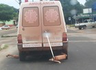 Gaze é usada para fixar escape de ambulância (Vc no G1 AP)