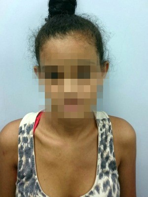 Flávia Pedrícia, 18, se passava por 'Gustavo' para exigir dinheiro em troca de sigilo de fotos íntimas (Foto: Divulgação/Polícia Civil)