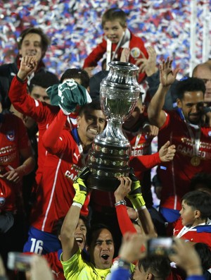 Chile campeão Copa América taça