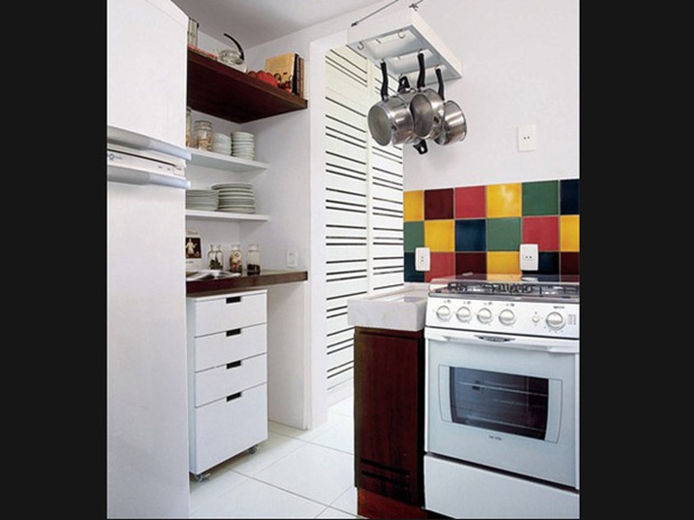 Ambientes pequenos: como aproveitar espaço na cozinha casa gnt