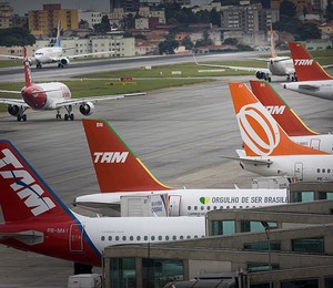 Aeroporto TAM Linhas Aéreas Avião (Foto: Editora Globo)