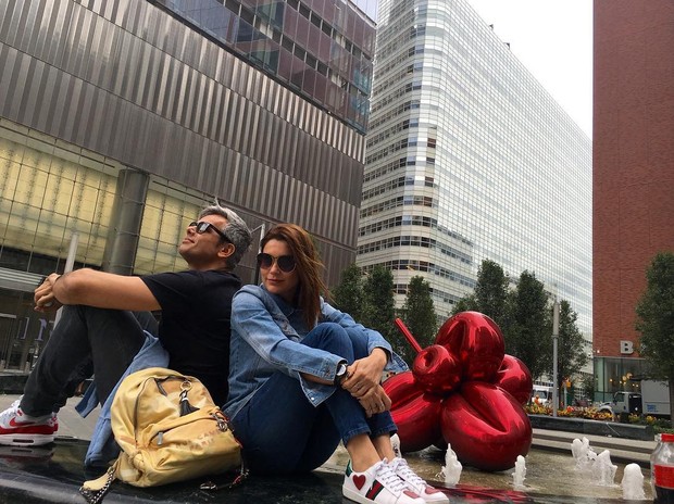 Flávia Alessandra e Otaviano Costa (Foto: Reprodução / Instagram)