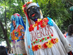 Bloco de rua das Caixeirosas desfila no Carnaval em Campinas  (Foto: Fabiana Ribeiro )