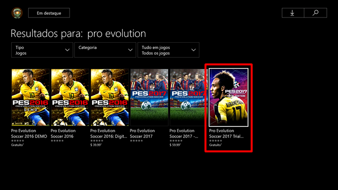 Versão grátis de Pro Evolution Soccer 2017 fica vinculada para sempre à conta do usuário (Foto: Reprodução/Murilo Molina)