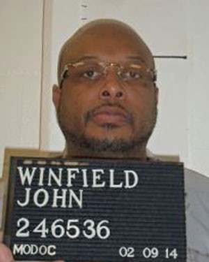 John E. Winfield em foto de fevereiro de 2014 (Foto: Missouri Department of Corrections/AP)