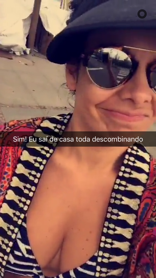 Fernanda Souza (Foto: Reprodução/Snapchat)