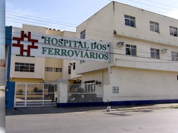 Hospital Ferroviário de Vila Velha parou de funcionar nesta sexta-feira (8), no Espírito Santo (Foto: Reprodução/TV Gazeta)