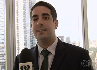 João Vicente, advogado do Goiás (Foto: Reprodução/TV Anhanguera)