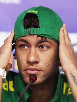 neymar coletiva seleção brasileira   (Foto: Bruno Domingos/Mowa Press)