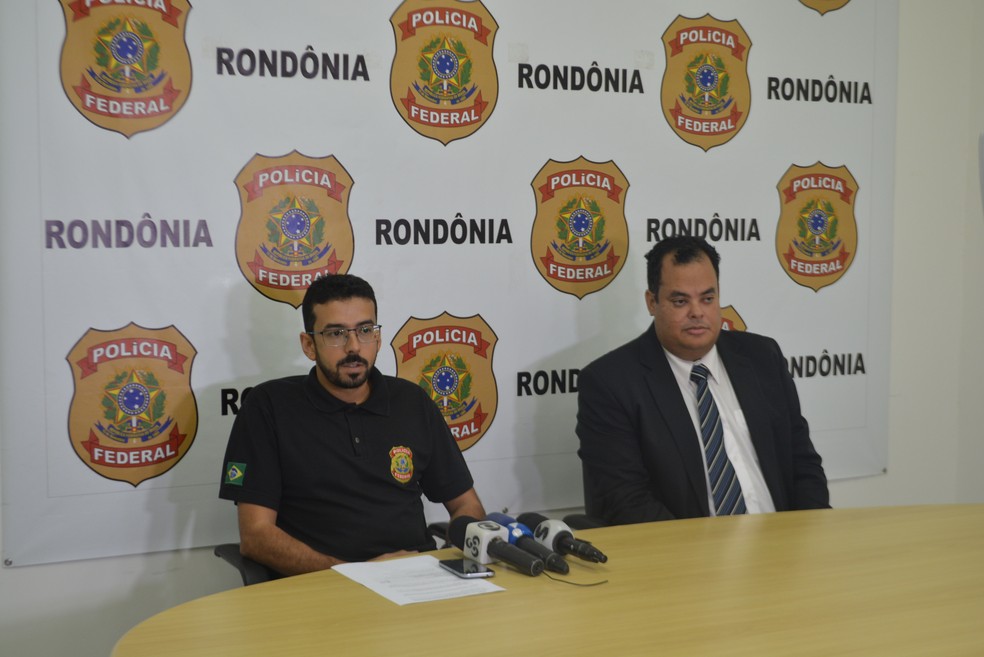 Delegado explica como funcionava esquema criminoso de quadrilha (Foto: Sara Cicera/G1)