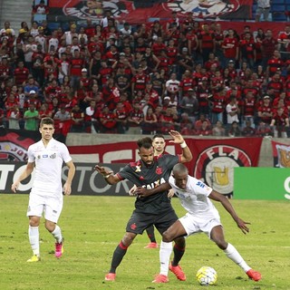 Santos x Flamengo Fernandinho Caju (Foto: Chico Ferreira/Futura Press)