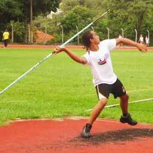 Lucas André atletismo Rosana Jogos Escolares (Foto: Kleber Antônio da Silva Dan / Cedida)