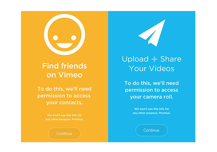 vimeo atualiza aplicativo para iOS para permitir que usuários possam encontrar amigos e compartilhar vídeos em modo privado (Foto: Reprodução/Marvin Costa)
