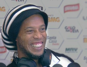 ronaldinho gaucho  Marrocos atletico-mg   (Foto: Reprodução/TV Globo Minas)